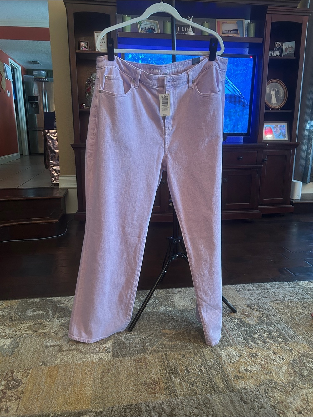 torrid Pastel Lavender Straight-Leg Jeans